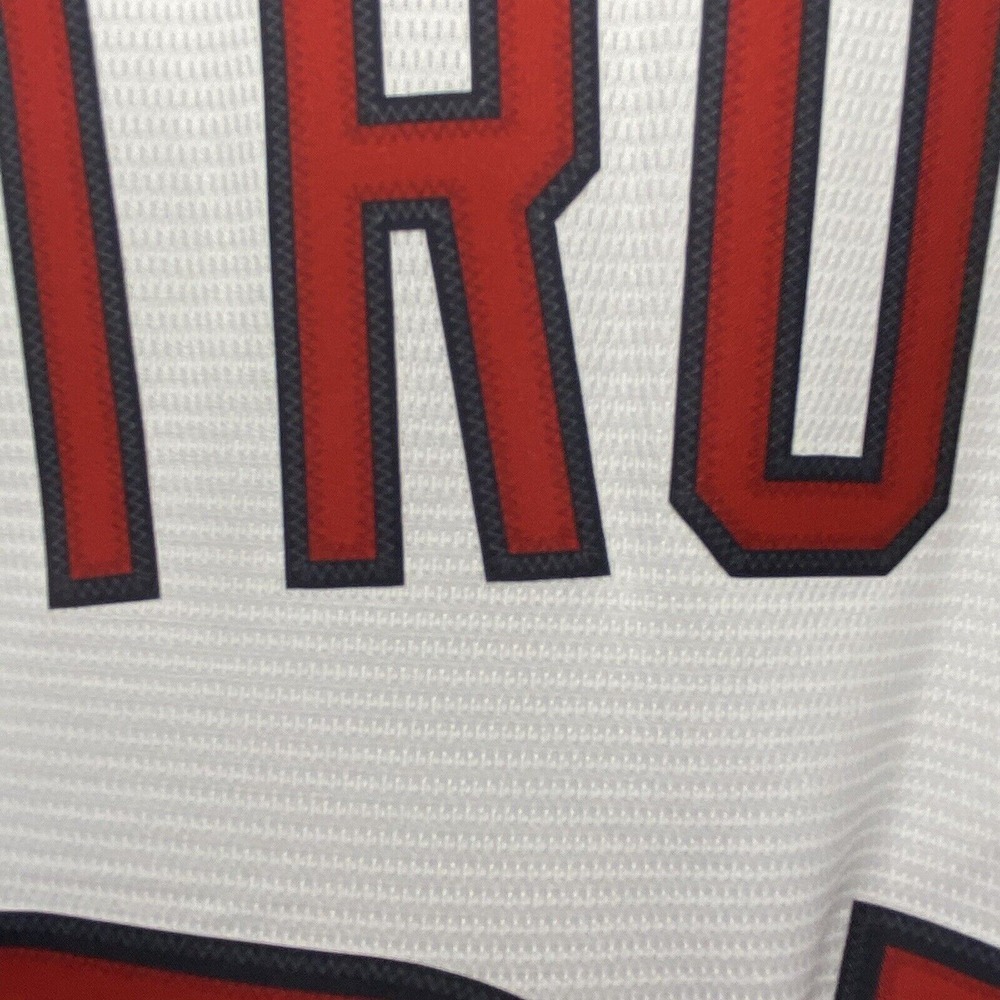 Nike Mike Trout Baseball Jersey White Los Angeles Angels Anaheim SEWN LA Mens XL - Picture 12 of 12